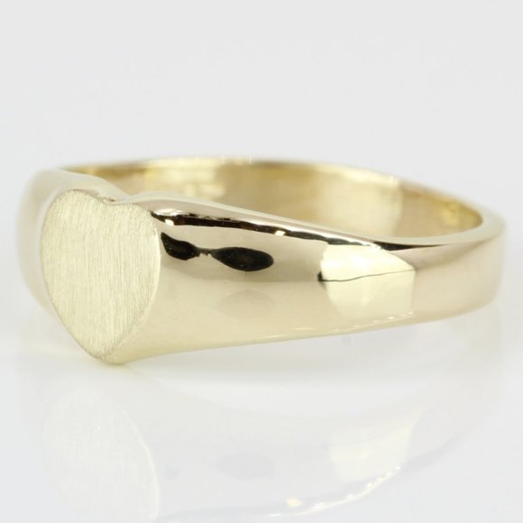 14k Gold Heart Ring